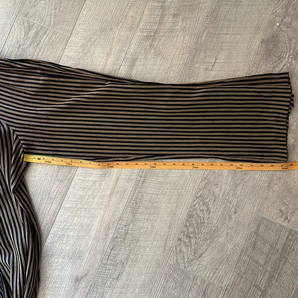 90s Paris Sport Club Black and Tan Stripe Jumpsuit - Picture 7 of 8